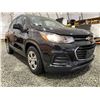 Image 8 : 0D -- 2018 CHEVROLET TRAX, BLACK, 111716 KMS, REPO UNIT