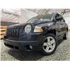 Image 1 : A12X -- 2008 JEEP COMPASS, BLACK, 239697 KMS, FRONT WHEEL DRIVE