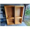 Image 1 : 471 --  LARGE CABINET SET OF TWO WITH REMOVABLE SHELVES