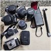 Image 1 : 477 -- PENTAX CAMERA, AGFA CAMERA, SOLIGOR LENS, TAKUMAR LENS, AND TRIPOD