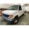 Image 1 : B6C -- 2007 FORD E250, WHITE, 111103 MILES, REAR WHEEL DRIVE