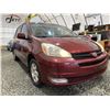 Image 8 : A6 -- 2004 TOYOTA SIENNA LE, RED, 344061 KMS, FRONT WHEEL DRIVE *NO RESERVE*