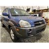 Image 8 : A12C -- 2005 HYUNDAI TUSCON, BLUE, 307125 KMS, FRONT WHEEL DRIVE