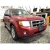 Image 8 : B1 -- 2008 FORD ESCAPE, RED, 144595 KMS