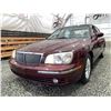 Image 2 : A12ZC -- 2005 HYUNDAI XG 350, RED, 331841 KMS, FRONT WHEEL DRIVE *NO RESERVE*