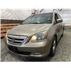 Image 2 : A12ZE -- 2005 HONDA ODYSSEY, GOLD, 309186 KMS, FRONT WHEEL DRIVE ***!!!NO RESERVE!!!***