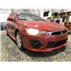 Image 8 : A12ZI -- 2017 MITSUBISHI LANCER, RED, 216133 KMS, FRONT WHEEL DRIVE