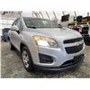 Image 8 : C6L -- 2015 CHEVY TRAX, SILVER, 168432 KMS, FRONT WHEEL DRIVE