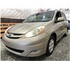 Image 2 : A12ZO -- 2006 TOYOTA SIENNA LE, GOLD, 338657 KMS, FRONT WHEEL DRIVE