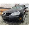Image 2 : A10 -- 2008 VOLKSWAGEN RABBIT, BLACK, 238173 KMS, FRONT WHEEL DRIVE