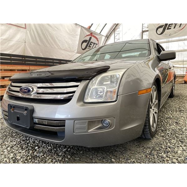 A12E -- 2008 FORD FUSION SEL, GREY, 168256 KMS (TMU), FRONT WHEEL DRIVE