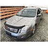 Image 3 : A12E -- 2008 FORD FUSION SEL, GREY, 168256 KMS (TMU), FRONT WHEEL DRIVE