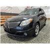 Image 2 : A12F -- 2008 PONTIAC VIBE, BLACK, 291669 KMS, FRONT WHEEL DRIVE