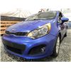 Image 2 : C6M -- 2014 KIA RIO, BLUE, 95764 KMS, FRONT WHEEL DRIVE *BANK REPO*