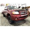 Image 8 : B6J -- 2006 TOYOTA TUNDRA, RED, 348589 KMS, 4X4