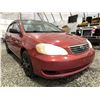 Image 8 : A12ZE -- 2006 TOYOTA COROLLA, RED, 299999 KMS TMU ODOMETER STOPPED, FRONT WHEEL DRIVE