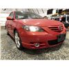 Image 8 : A12ZF -- 2006 MAZDA 3, RED, 278734 KMS, FRONT WHEEL DRIVE