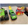 Image 3 : 757 -- AIR HOGS RC MONSTER TRUCK, TURBO DIESEL MONSTER TRUCK, TONKA RACE TEAM CAR HAULER, AND MATCHB