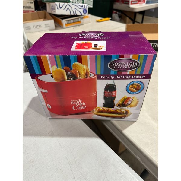 Pop up hotdog maker Coca-Cola