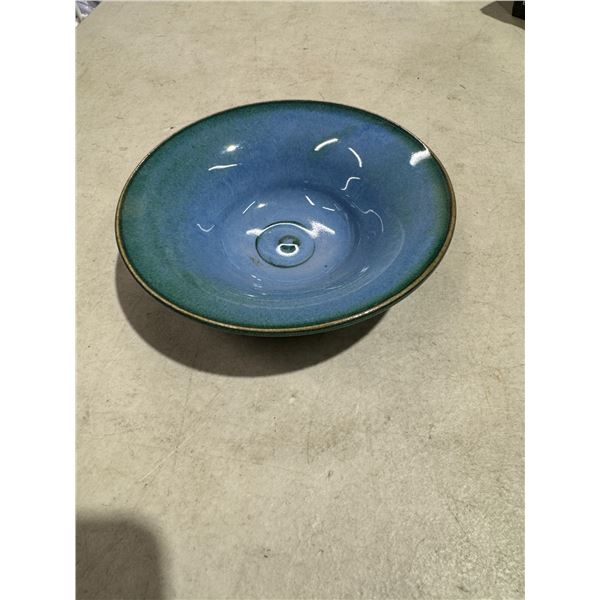 Signed pottery bowl