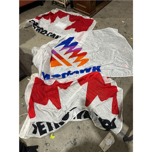 Mohawk and Petro-Canada flags