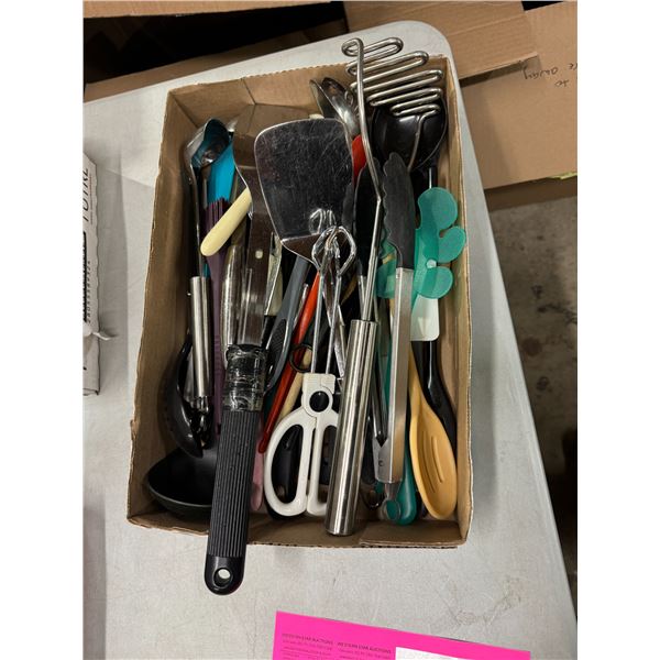 Assorted kitchen utensils