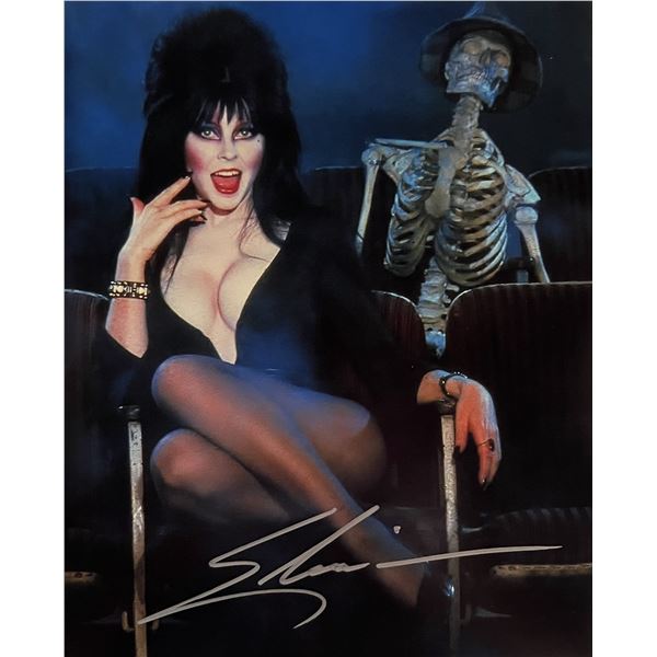 Elvira signed photo