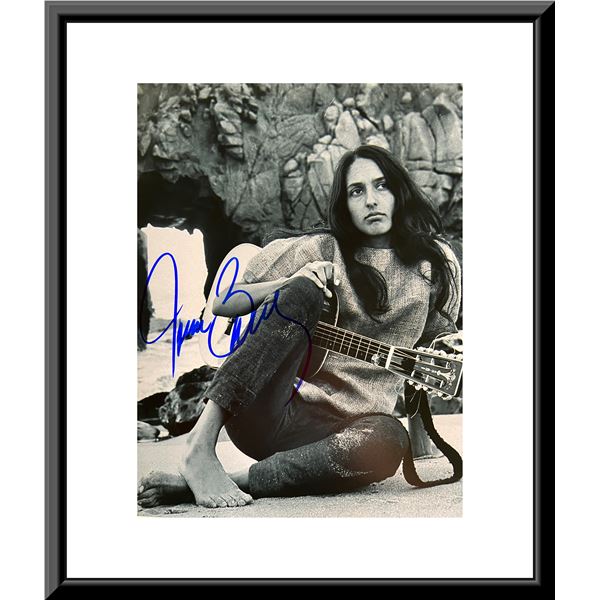 Musician Joan Baez signed photo. GFA Authenticated