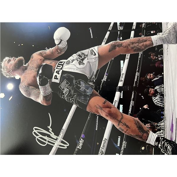 UFC Fighter Jake Paul signed photo
