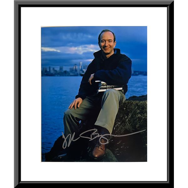 Amazon Founder Jeff Bezos signed photo