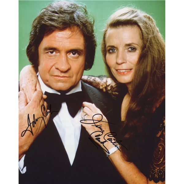 Johnny Cash / June Carter signed photo