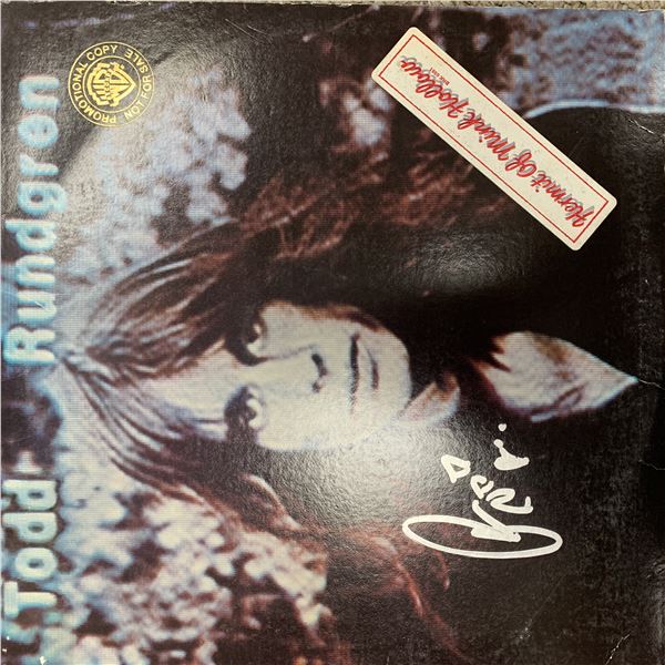 Todd Rundgren Hermit Of Mink Hollow signed record