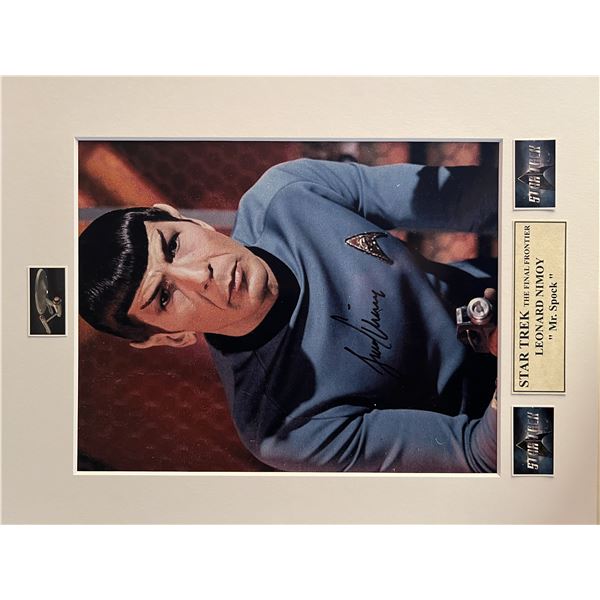 Star Trek Leonard Nimoy signed photo