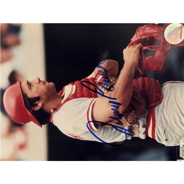 Johnny Bench signed photo