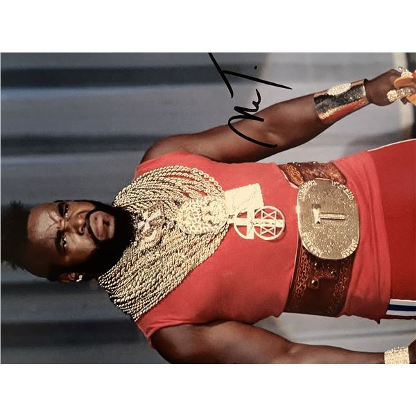 A Team Mr. T signed photo
