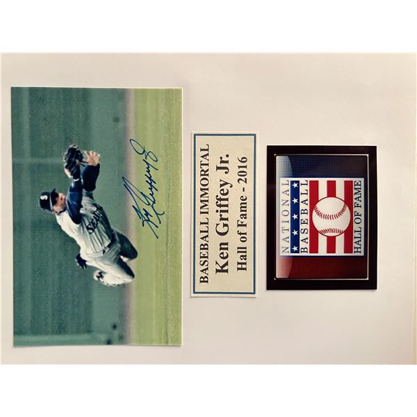 Ken Griffey Jr signed photo