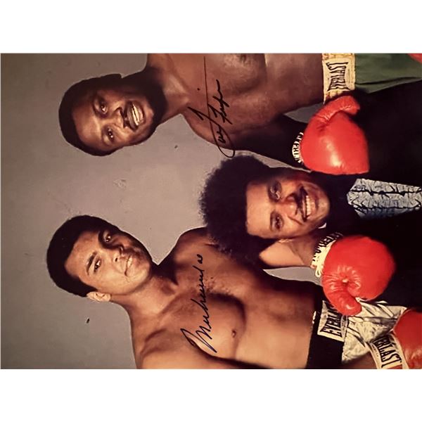 Muhammad Ali Joe Frazier signed photo