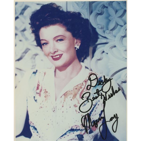 Myrna Loy signed photo