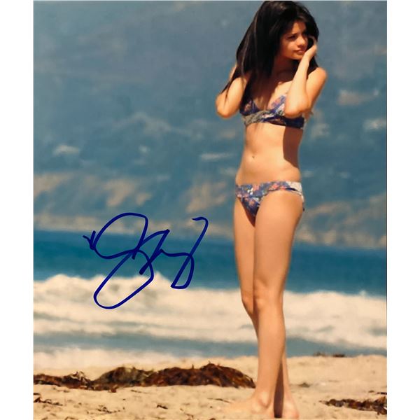 Selena Gomez signed photo