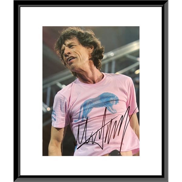 Rolling Stones Mick Jagger signed photo