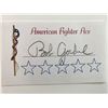 Image 1 : WWII Flying Ace Bob Gorbel Signed Card