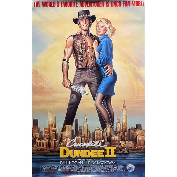 Crocodile Dundee II Original Movie Poster. 27X41 Inches