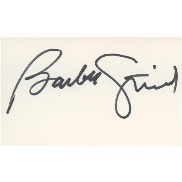 Barbara Streisand signature cut