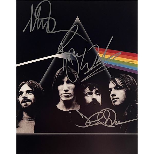 Pink Floyd band signed photo