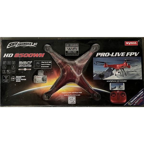 Sky Thunder HD8500WH remote controlled drone with camera