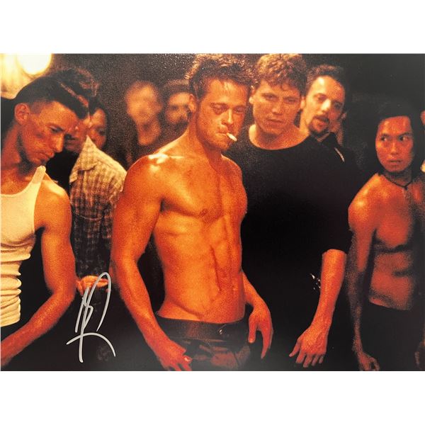 Fight Club Brad Pitt signed photo