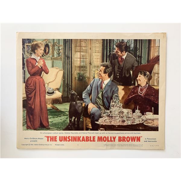 The Unsinkable Molly Brown original 1964 vintage lobby card