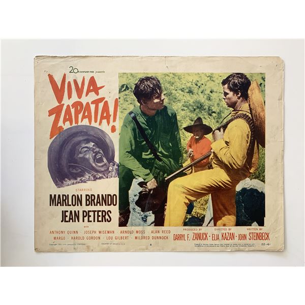Viva Zapata! original 1952 vintage lobby card