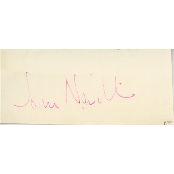 Sherlock Holmes John Neville signature cut
