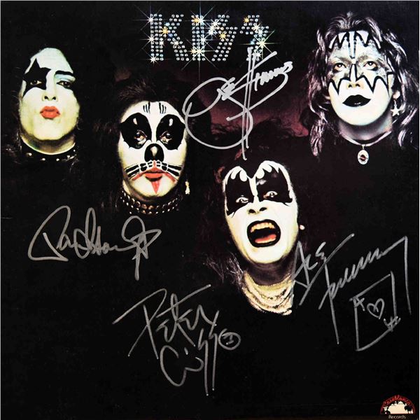 Kiss signed debut album Kiss